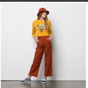 Vans wide-leg corduroy pants size 28